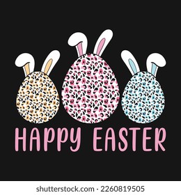 Happy Easter Bunny T-Shirt Design