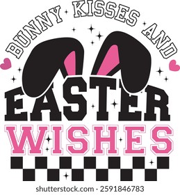 Happy Easter Bunny vector design for t shirt and more