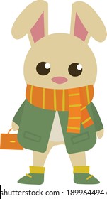 Happy Easter Bunny Vector illustration