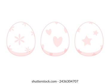 Happy Easter Bunny Vector illustration. Cute Rabbit cartoon character. Easter Bunny and Egg vector.