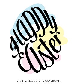 Happy Easter calligraphy