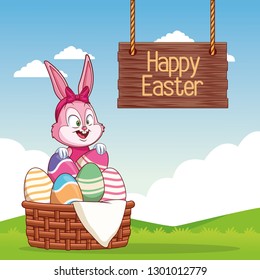 Happy easter card
