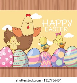Happy easter card