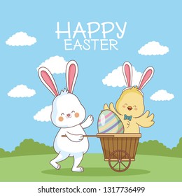 Happy easter card