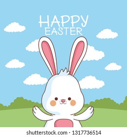 Happy easter card