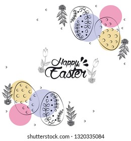 Happy easter card
