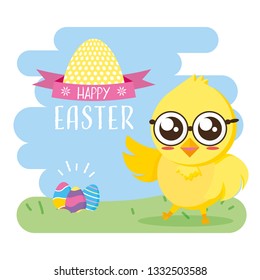 happy easter card