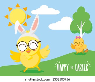 happy easter card