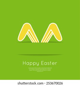 Happy Easter card. 