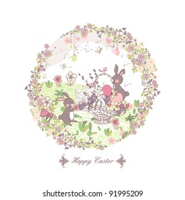happy easter card