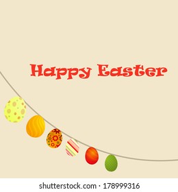 Happy Easter Card background.