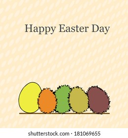 Happy Easter Card background. 
