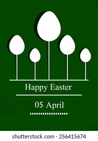 Happy Easter Card background.