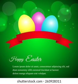 Happy Easter card background.
