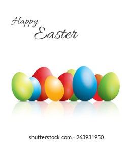 Happy Easter card background.