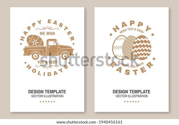 Happy\
Easter card, badge, logo, sign. Vector. Typography design with\
easter rabbit and hand eggs. Modern minimal style. For poster,\
greeting card, overlay, sticker. Easter Egg\
Hunt