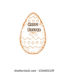 Happy Easter card design