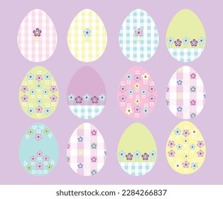 Happy easter card design.Easter bunny and eggs vector design