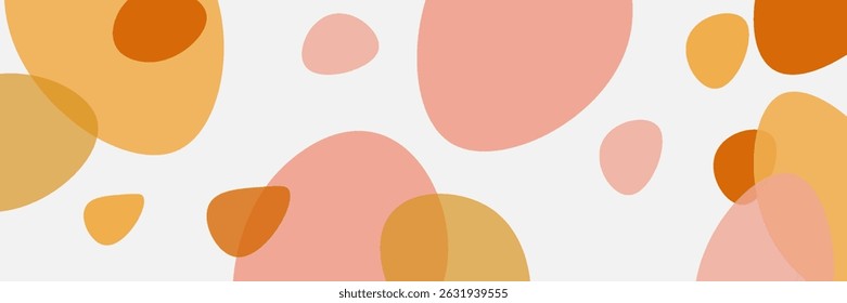 Happy Easter card with easter eggs garland and rabbit. Simple vector decoration with handwrite, spring flowers and overlay egg,EPS10