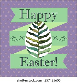 Happy Easter card with hand drawn elements. vector Eps10 illustration. shabby style.
