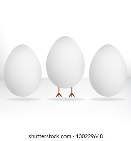 Happy Easter Card. And also includes EPS 8 vector