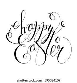 Happy Easter card, invitation. Vector illustration, isolated on white background