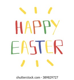 Happy Easter  card. Vector