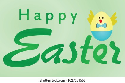 Happy Easter card. vector illustration
