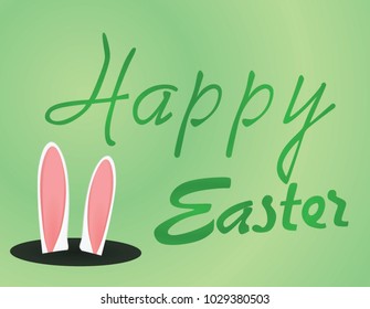 Happy Easter card. vector illustration