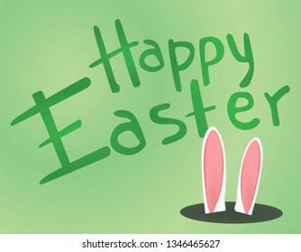 Happy Easter card. vector illustration 