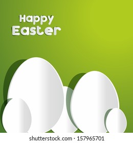 Happy Easter card vector illustration