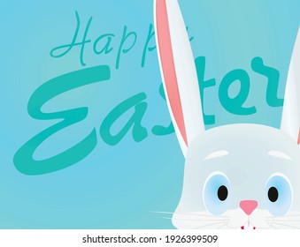 Happy Easter card. vector illustration 