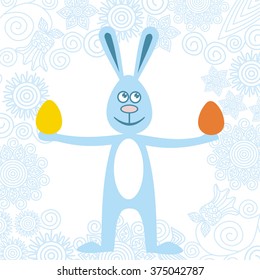 Happy Easter card vector illustration