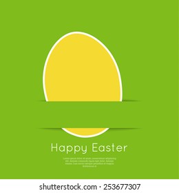 Happy easter cards illustration