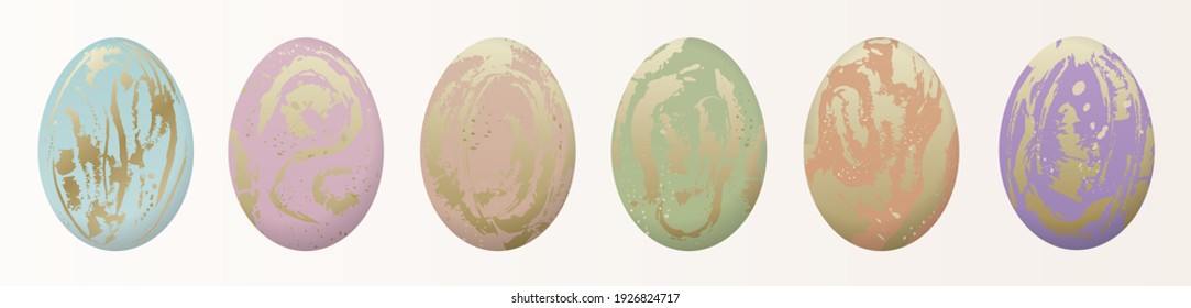 Feliz celebración de Pascua con carteles de cartón fondo de arte con el símbolo de vacaciones huevo de pascua dibujado a mano.Diseño de la cubierta de la plantilla, tarjeta de saludo para socios de negocios,banner.Vector ilustración huevos aislados.
