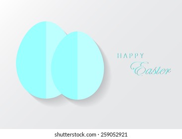 Happy Easter celebrations greeting card design. Vector illustration