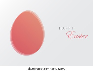 Happy Easter celebrations greeting card design. Vector illustration