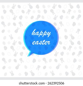 Happy Easter celebrations greeting card design. vector eps10.