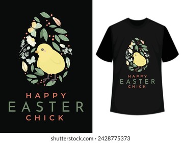 Happy Easter Chick T shirt design, Bunny Easter T Shirt, Happy Easter day T-Shirt, Happy Easter t-shirt design, Colorful Bunny t shirt
