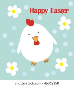 Happy Easter chicken
