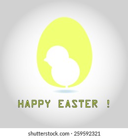 Happy Easter | Easter Chicken Vector