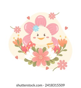 Happy easter collection. Vector illustration.