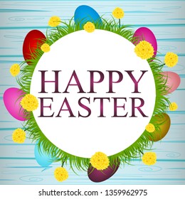 Happy Easter. Color Easter eggs set with different patterns. Set of Easter eggs with different texture on a white background.Spring holiday. Vector Illustration.Happy easter eggs 