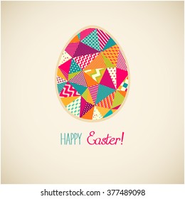 Happy Easter! Colorful easter background