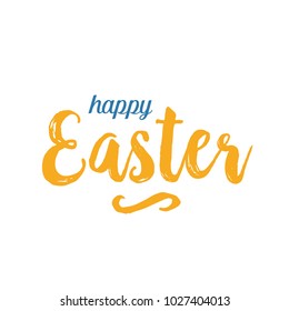 Happy Easter colorful lettering