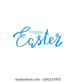 Happy Easter colorful lettering