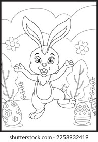 Frohe Osterfarbseiten für Kinder