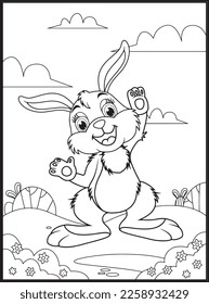 Happy Easter Coloring Pages for Kids