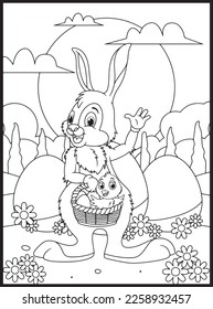 Happy Easter Coloring Pages for Kids