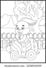 Happy Easter Coloring Pages for Kids